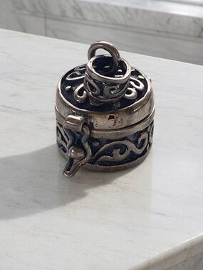 Sterling Silver “make a little wish” box Charm
